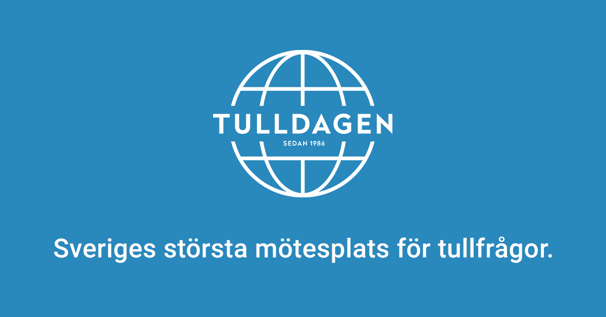 Tulldagen – sedan 1986 – Sveriges största mötesplats för tullfrågor